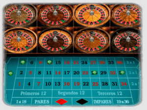 tipo de ruleta Multi Wheel y Auto Roulette
