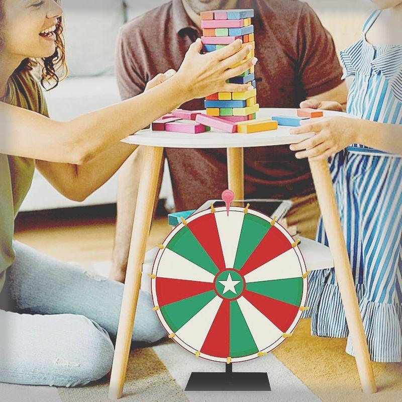 Ruleta aleatoria personalizable de Mesa Generisch – Portátil para sorteos y juegos