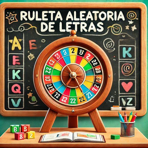 ruleta aleatoria de letras del abecedario