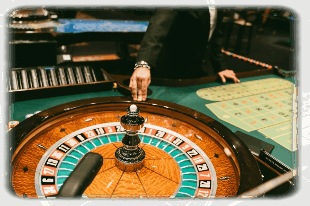 ruleta de casino en primer plano